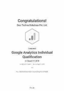 Google Analytics Individual Qualification